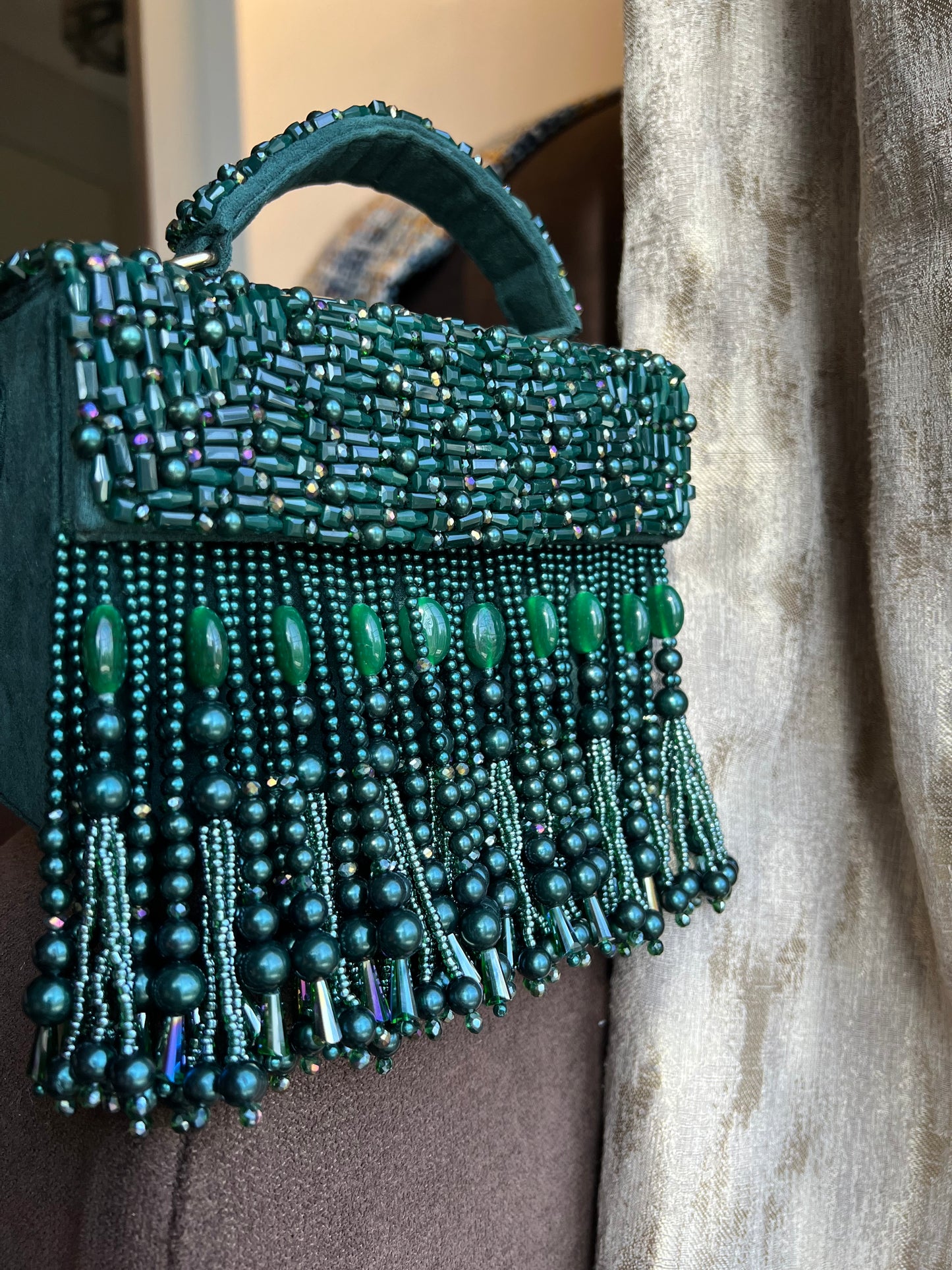 Emerald Box Clutch