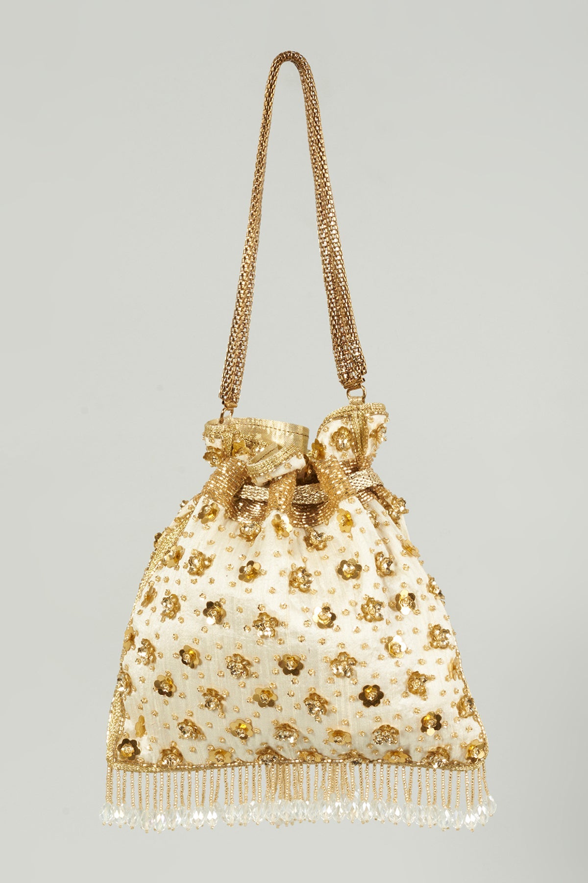 Aurum White Potli