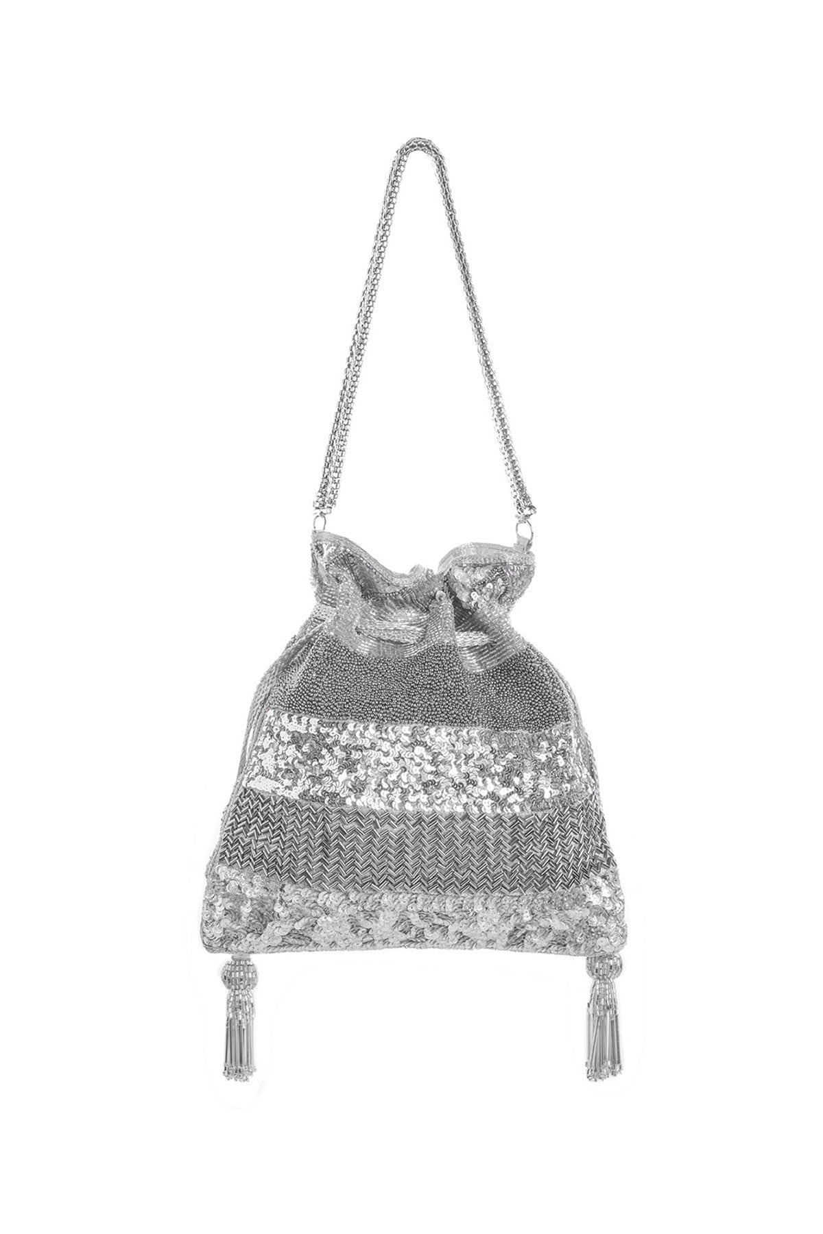 Gliteratti Silver Potli