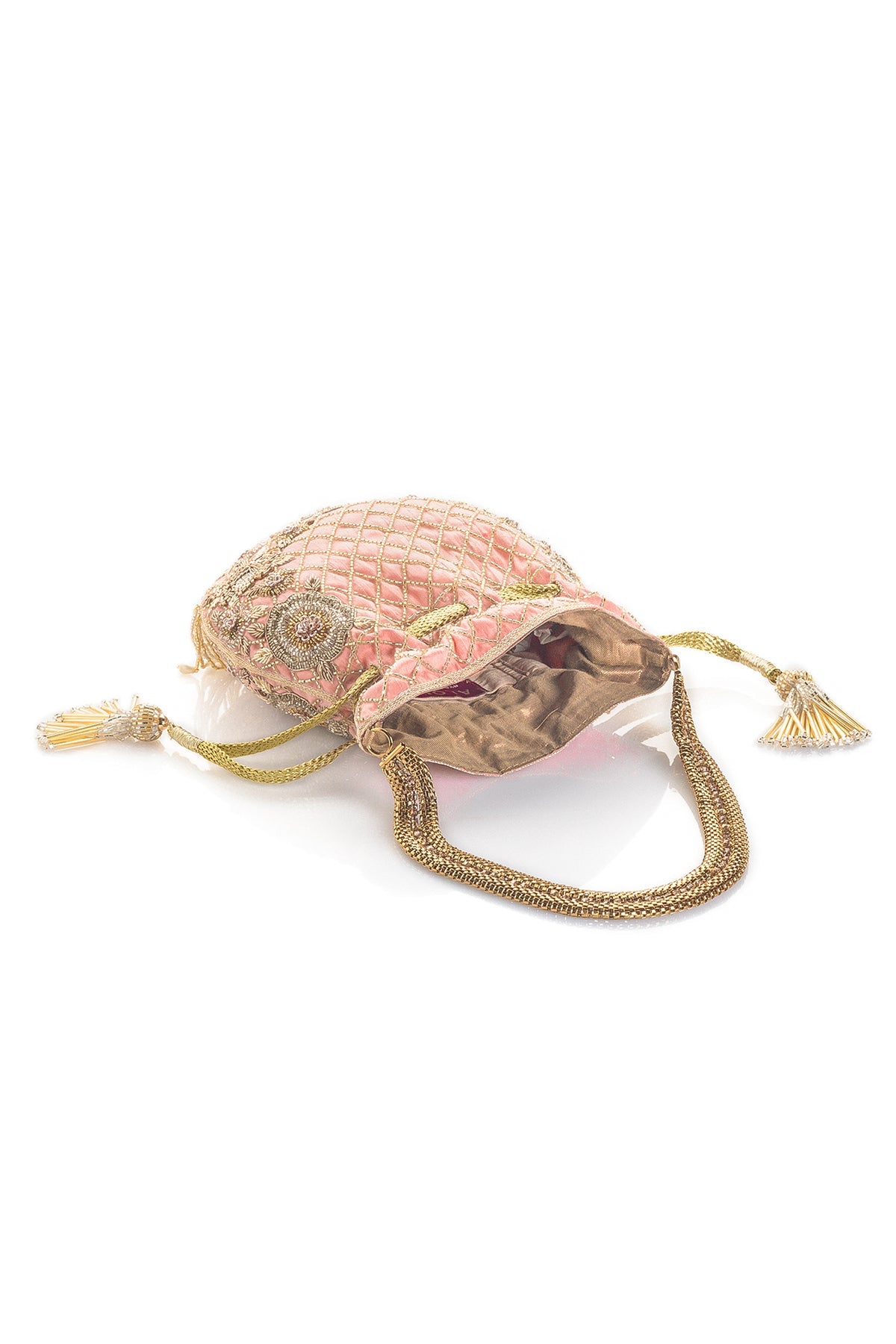 Chandilier Potli - Blush Pink
