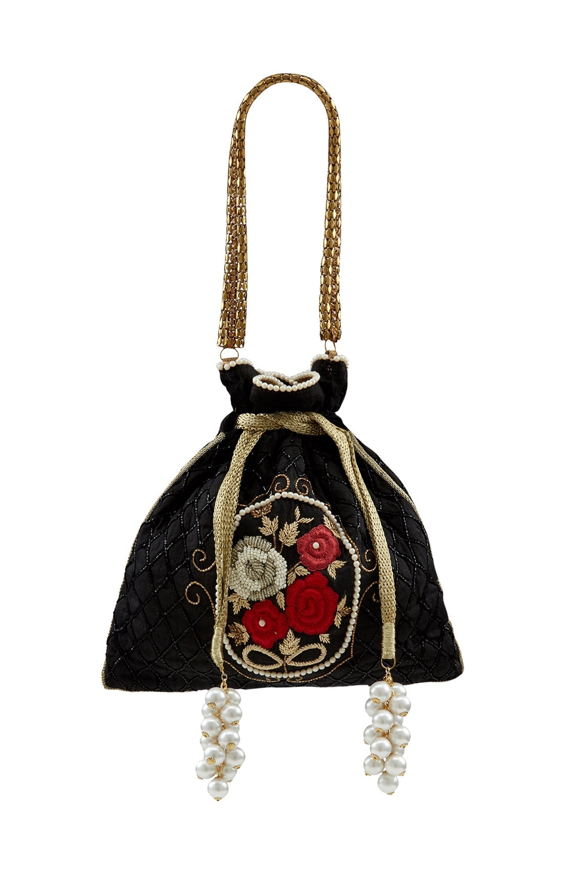 Vintage Black Potli