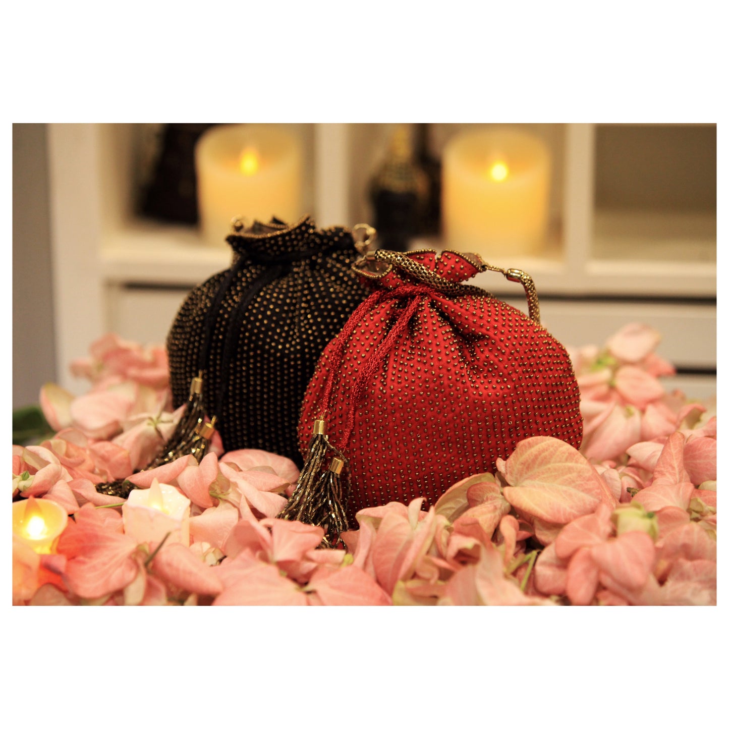Gold Dust Red Potli
