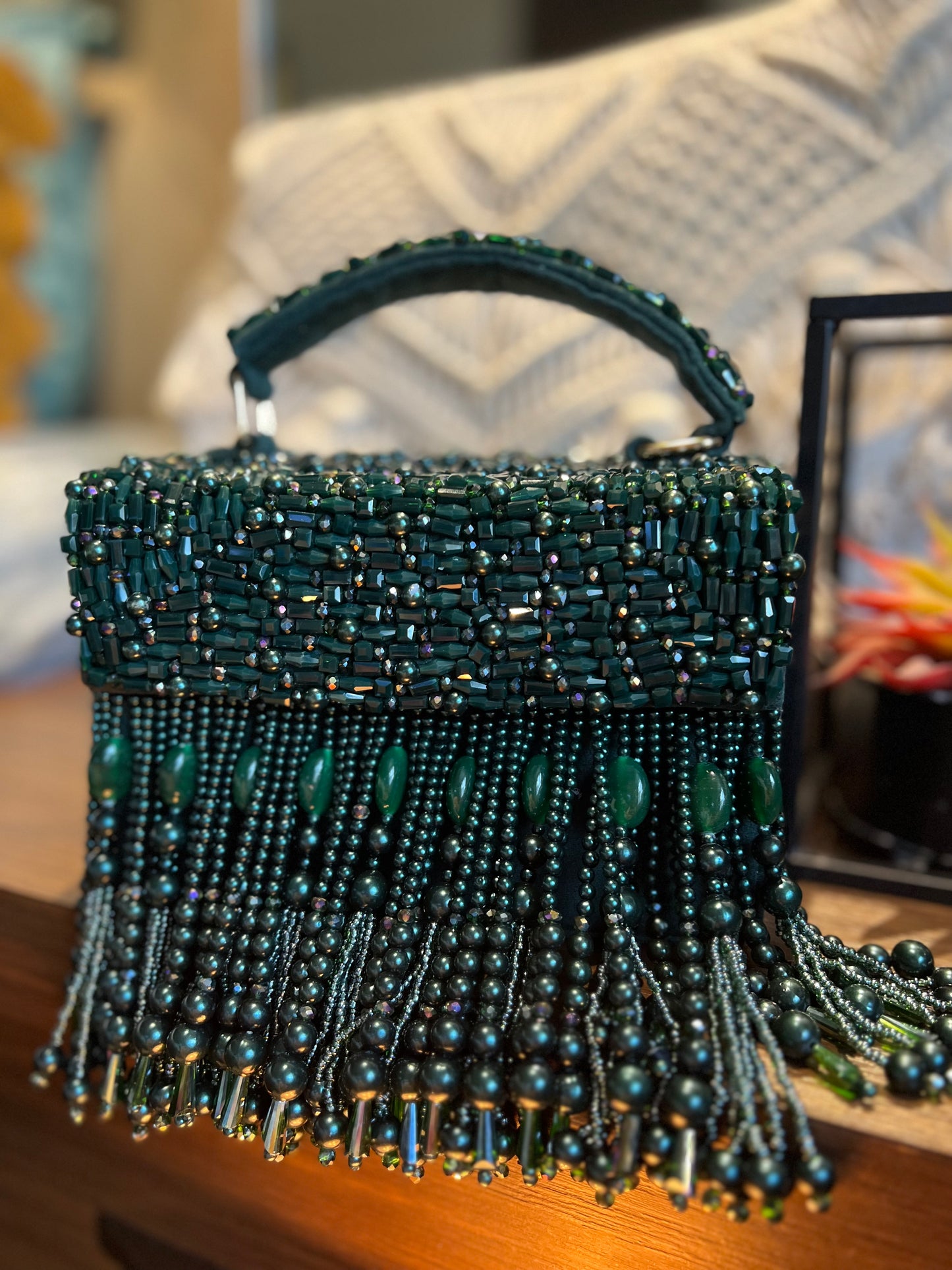 Emerald Box Clutch