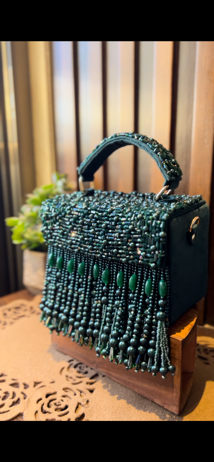 Emerald Box Clutch