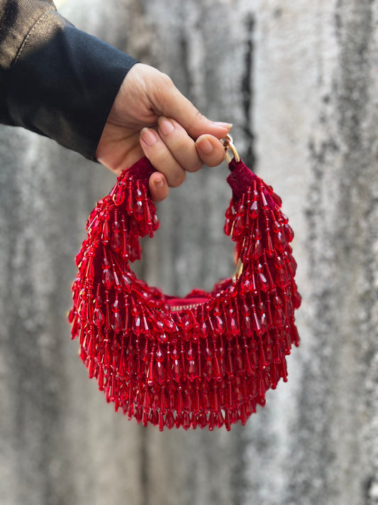 Crescent mini red