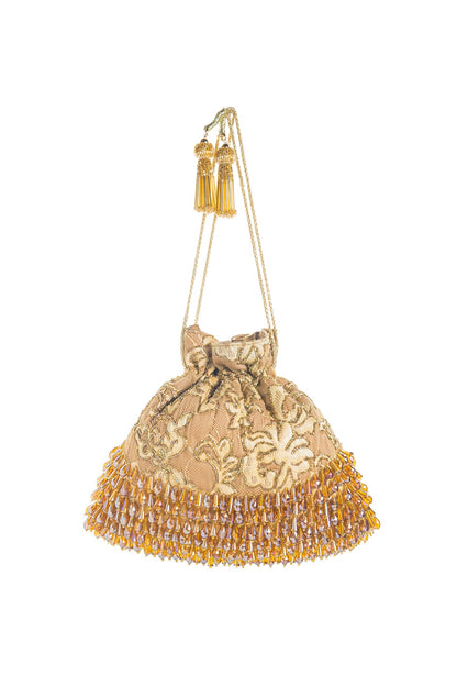 Crystalline Gold Potli