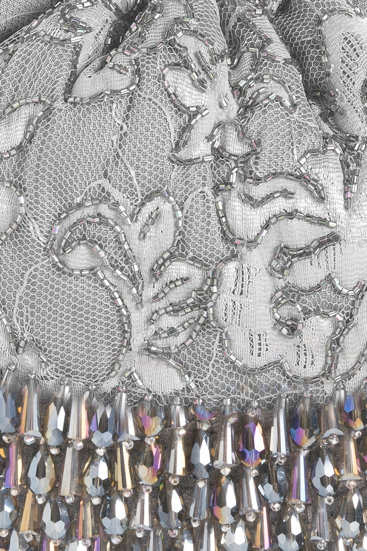 Crystalline Silver Potli