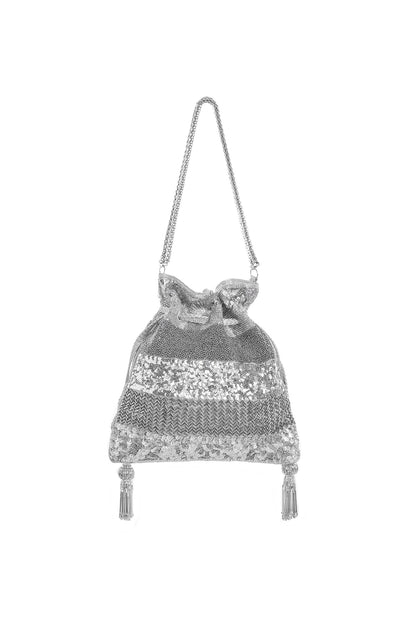 Gliteratti Silver Potli