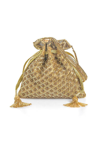 Mystical Mosaic Gold Potli