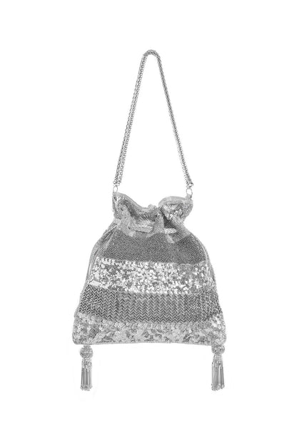 Gliteratti Silver Potli