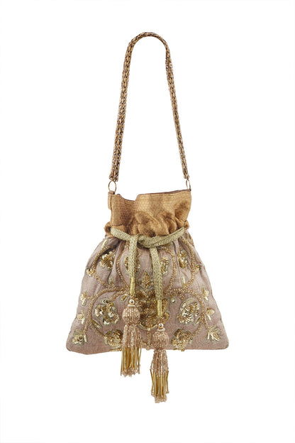 Blush Blush Gold Potli